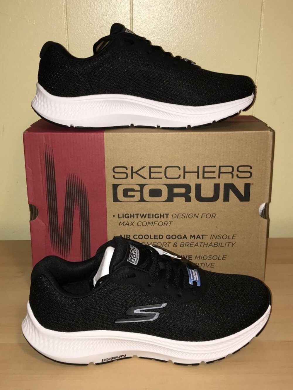 Women's SKECHERS Go Run Consistent 2.0 Engaged-128605-Size 11- Black - Picture 5 of 16
